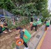 신천동, 마을 환경정비 위한 꽃 식재 활동